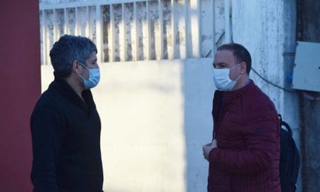 En María Teresa, Lisandro Enrico visitó a Gonzalo Goyechea