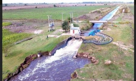 Melincué: Lisandro Enrico pide por la regulación, el mantenimiento y la vigilancia de las estaciones de bombeo de la laguna