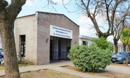 San Gregorio: El senador Enrico acompaña obras de terminación del internado de la Escuela Técnica Nº 317