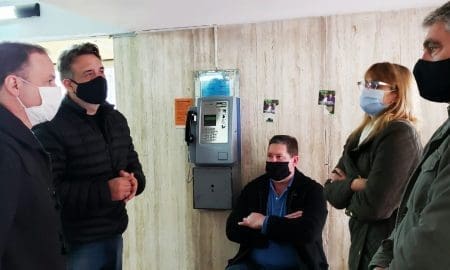 Firmat: Lisandro Enrico se hizo presente en el Hospital