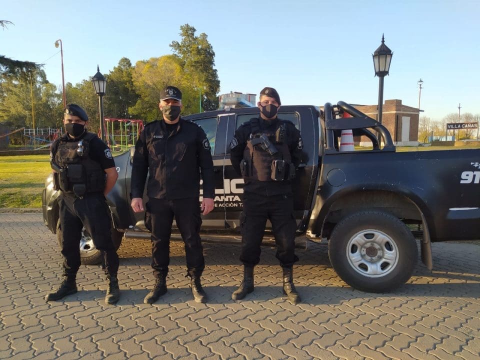 Villa Cañás: Excelente labor preventiva de las fuerzas policiales provinciales