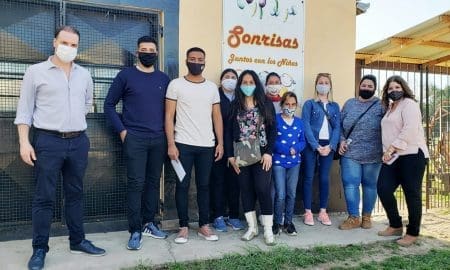 Rufino: El senador Enrico acompaña el trabajo de contención de niños del Merendero Sonrisas