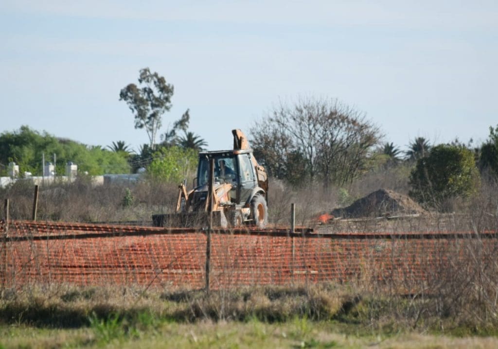 Melincué: Lisandro Enrico recorrió el avance de obras de las estaciones de bombeo de la laguna Melincué: Lisandro Enrico recorrió el avance de obras de las estaciones de bombeo de la laguna
