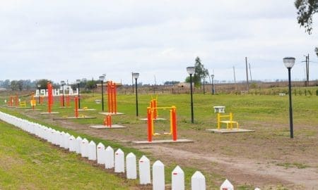 La Chispa: El senador Enrico acompañó la reinauguración del Parque Centenario