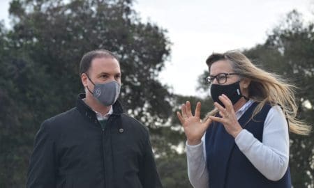 Elortondo: El senador Enrico, la comuna y vialidad impulsan trabajos sobre el camino a Santa Emilia