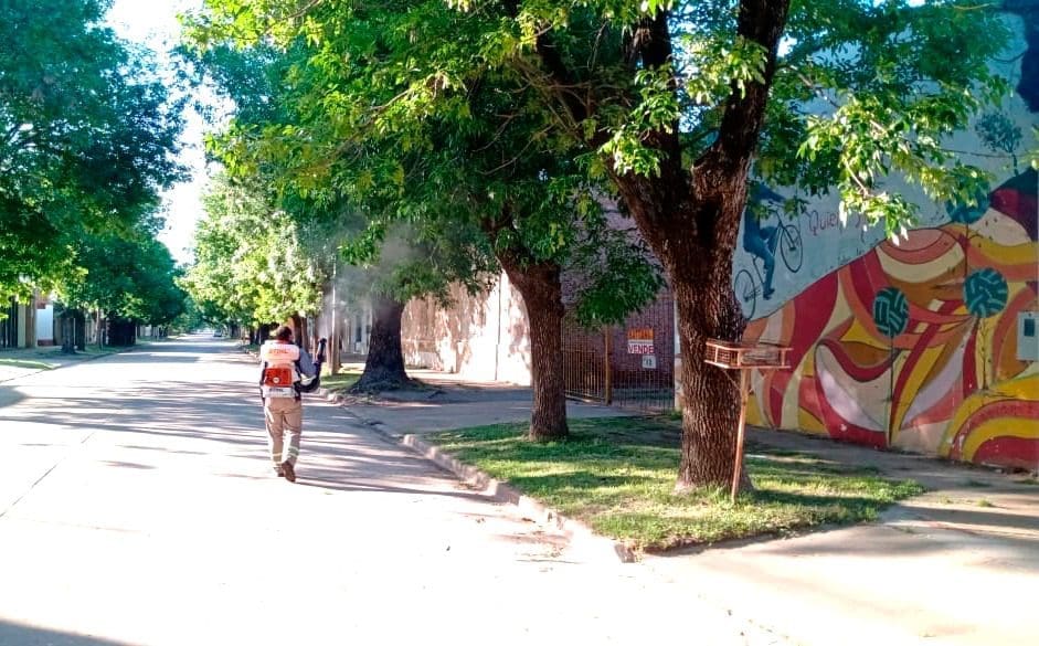 Villa Cañás: Avanza la obra de pavimentación de Calle 60
