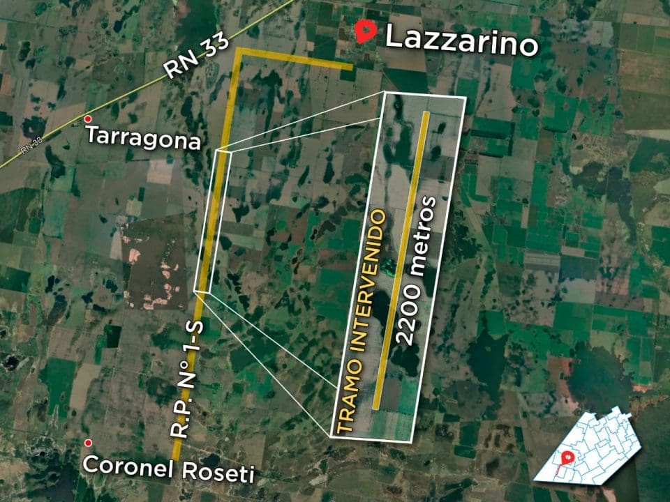 Lazzarino: El senador Enrico, la Comuna y vialidad impulsan mejoras en la ruta S1