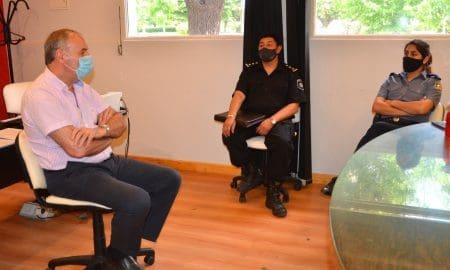 Villa Cañás: Acción social se reunió con autoridades policiales