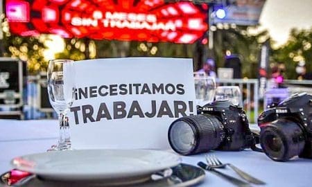 El senador Enrico acompaña el pedido de los trabajadores de eventos y seguridad