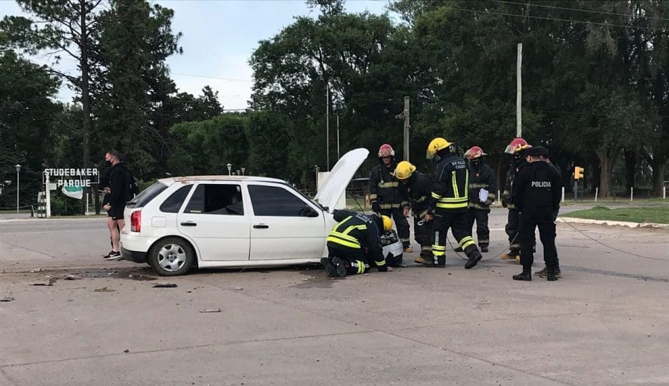 Villa Cañás: Accidente en el acceso de la ciudad sobre Ruta 94