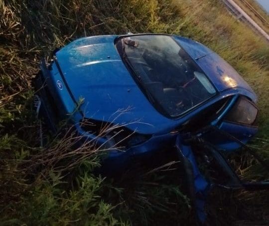 Santa Isabel: Vuelco en el cruce de Ruta 94 y Ruta 8