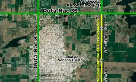 Venado Tuerto: El senador Enrico sigue impulsando la obra de circunvalación
