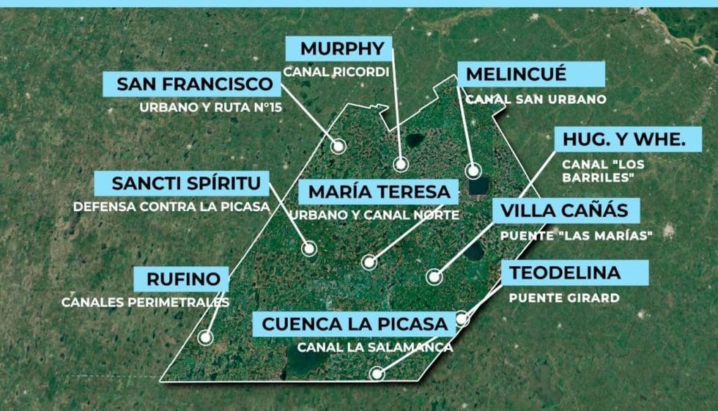 Obras hídricas: El senador Enrico solicita una vez más al gobierno provincial que se pongan en marcha