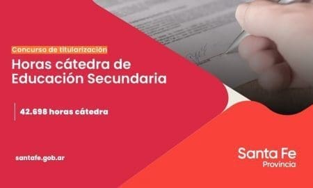 La provincia avanza en la estabilidad laboral de las y los docentes de educación secundaria