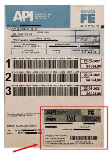 Patente automotor: Las tres primeras cuotas se podrán abonar con la credencial de pago Patente automotor: Las tres primeras cuotas se podrán abonar con la credencial de pago