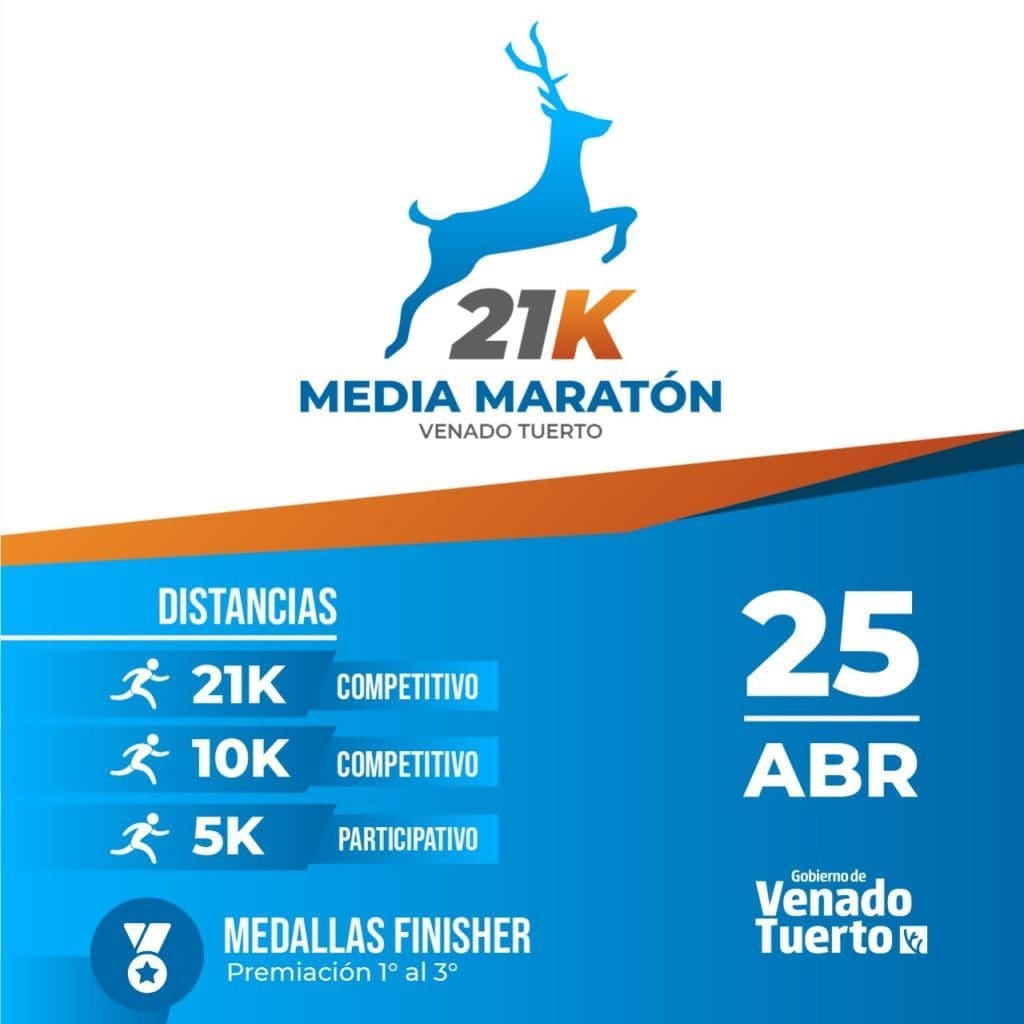 Venado Tuerto: Se realizará una maratón para celebrar el 137º aniversario de la ciudad