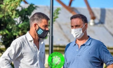 Wheelwright: Enrico y Gianetti avanzan con obra de iluminación LED y parquización en predio del ferrocarril