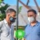 Wheelwright: Enrico y Gianetti avanzan con obra de iluminación LED y parquización en predio del ferrocarril