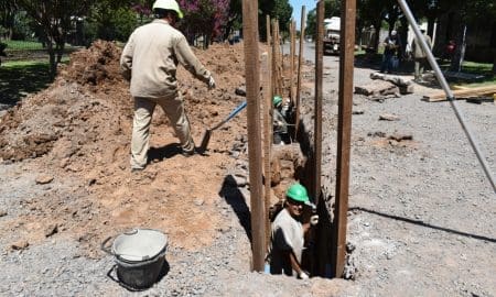Elortondo: Enrico solicita al gobierno provincial que continúe la obra de cloacas
