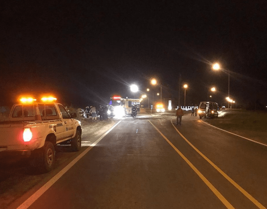 Villa Cañás: Accidente en el ingreso norte por Av. 51 y Ruta 94 Villa Cañás: Accidente en el ingreso norte por Av. 51 y Ruta 94