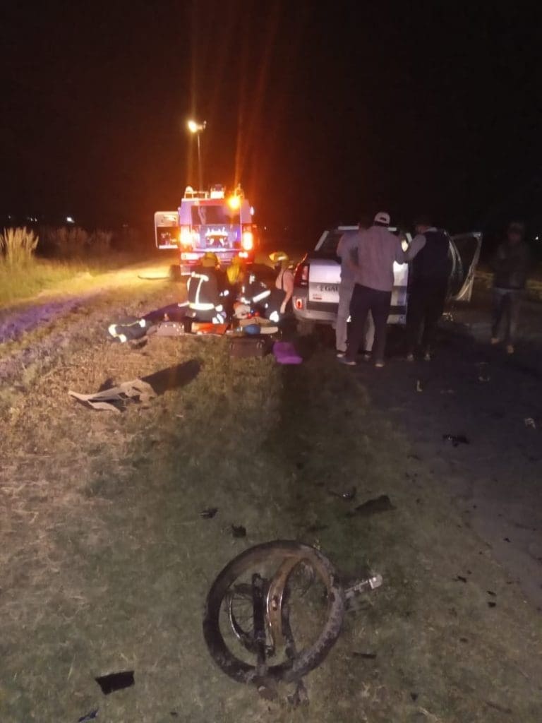 Trágico accidente en acceso a la Estación de Teodelina
