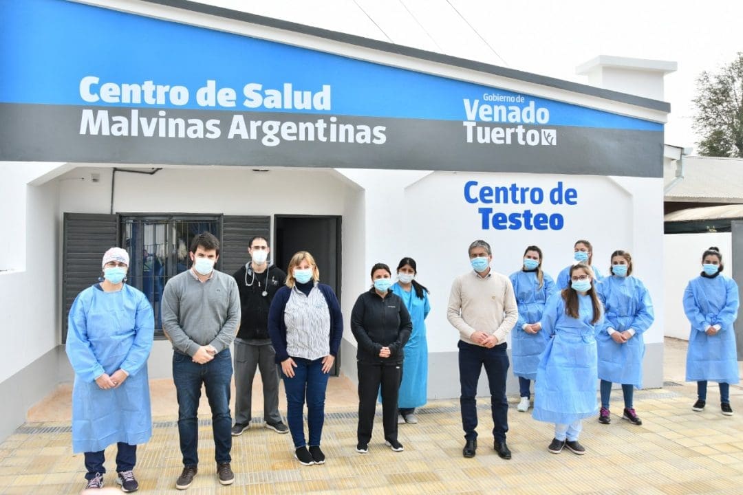 El gobierno de Venado Tuerto puso en marcha el nuevo Centro de Testeo de Covid