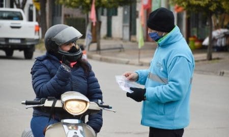 Con acciones de control y orden: Aumentó el uso del casco en motos en Venado Tuerto