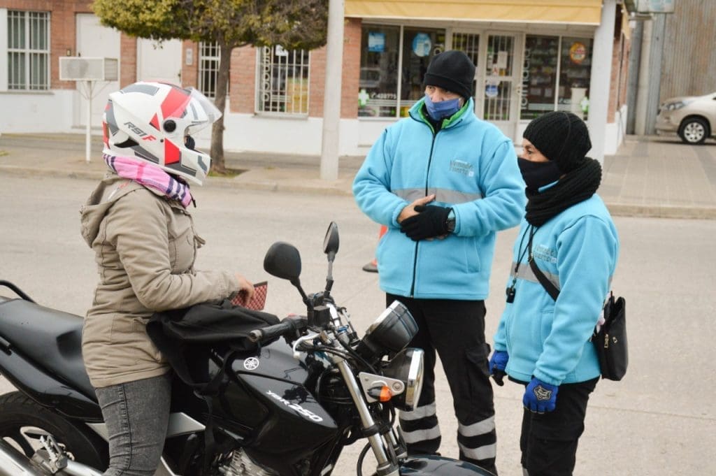 Con acciones de control y orden: Aumentó el uso del casco en motos en Venado Tuerto Con acciones de control y orden: Aumentó el uso del casco en motos en Venado Tuerto