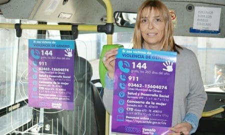 Venado Tuerto: Campaña contra la violencia de género y difusión del 144 como número de asistencia