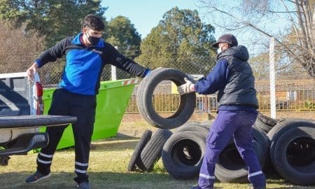 Venado Tuerto: El municipio lanzó la campaña de reciclaje de neumáticos fuera de uso