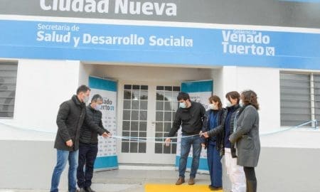 Venado Tuerto: Chiarella junto a trabajadores de la salud inauguraron el Centro de Salud de Ciudad Nueva