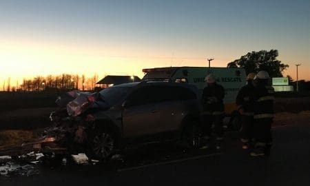 Villa Cañás: Accidente vehicular en Ruta 94 y camino rural