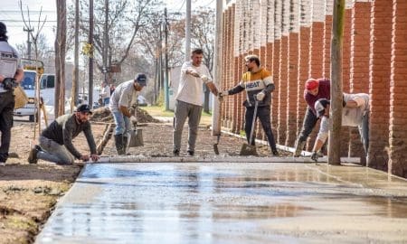 Enrico informó avances en la Escuela 1198 de Venado Tuerto