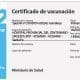 certificado de vacunacion
