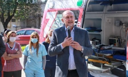 Villa Cañás: Omar Perotti entregará una ambulancia 0 Km de Alta Complejidad al SAMCO