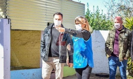 Villa Cañás: Lisandro Enrico presente, apoyando proyectos e instituciones