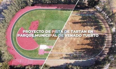 Enrico solicita que se avance con la construcción de una pista de atletismo en el parque de Venado Tuerto