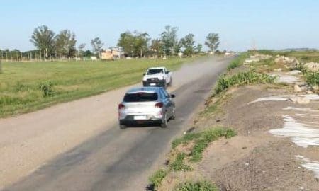 Ruta 90: El senador Enrico insiste con una obra de saneamiento hídrico y repavimentación a la altura de Melincué