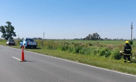 Melincué: Accidente sobre Ruta Provincial 93