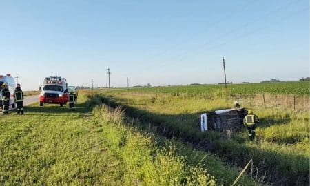 Teodelina: Vuelco en Ruta 94