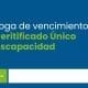 Prorrogan la vigencia del Certificado Único de Discapacidad