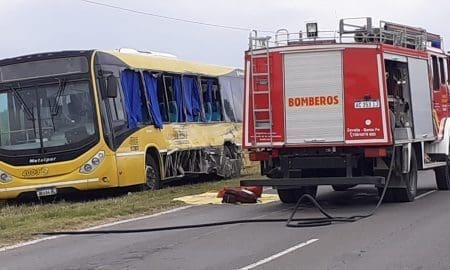 Ruta 33: Colectivo de La Verde provocó fuerte accidente de tránsito