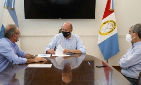 Perotti firmó el decreto que declara la emergencia agropecuaria