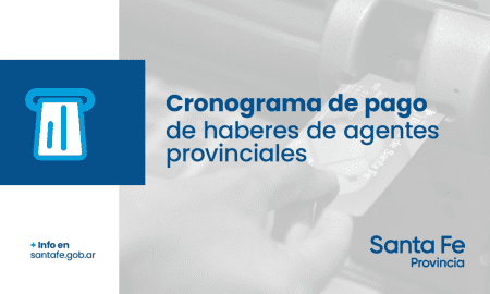 Cronograma de pago de sueldos correspondientes al mes de enero a los agentes provinciales