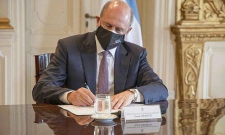 El gobernador Omar Perotti y el presidente de la Nación, Alberto Fernández, firmaron un préstamo por 100 millones de dólares para financiar el programa Santa Fe+Conectada