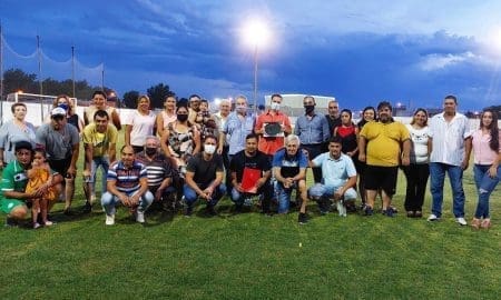 Lisandro Enrico y los nuevos directivos de Defensores Talleres lograron que el club recupere su personería jurídica