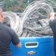 Teodelina: Dos aprehendidos, se recuperaron 15 rollos de cable