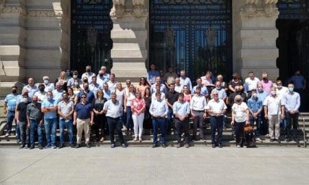 Cansados de la discriminación intendentes no peronistas se manifestaron contra Perotti y reclamaron los fondos correspondientes a sus localidades