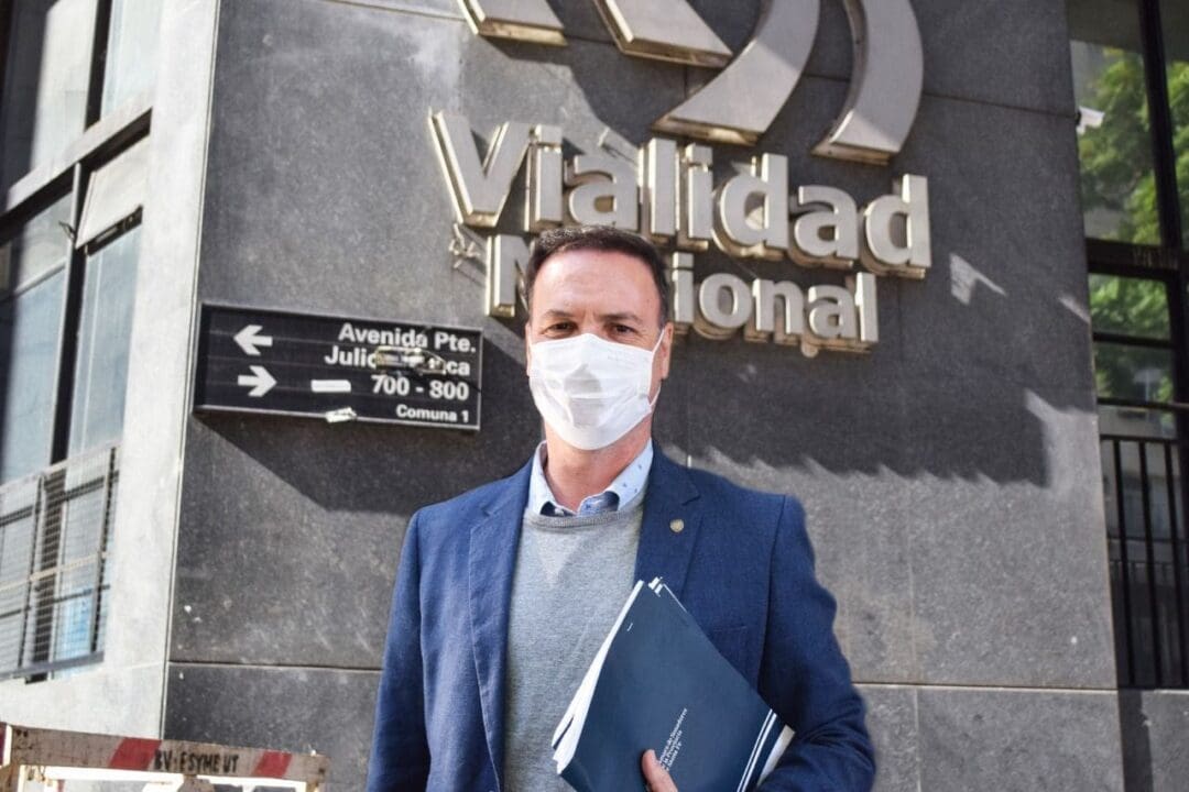 El senador Enrico pidió en Vialidad Nacional que corredores viales intervenga en la Ruta 33
