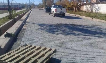 Rufino: Frentistas pagaran menos de la mitad por colocación de adoquines en Barrio Jardín